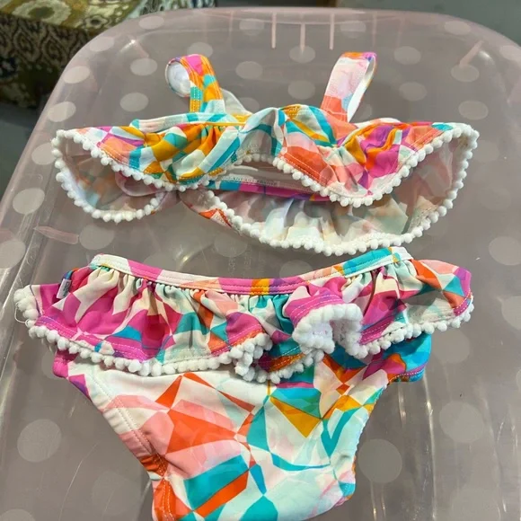 Posh Peanut 0-3 month bikini swim suit for baby girl - Picture 4 of 4